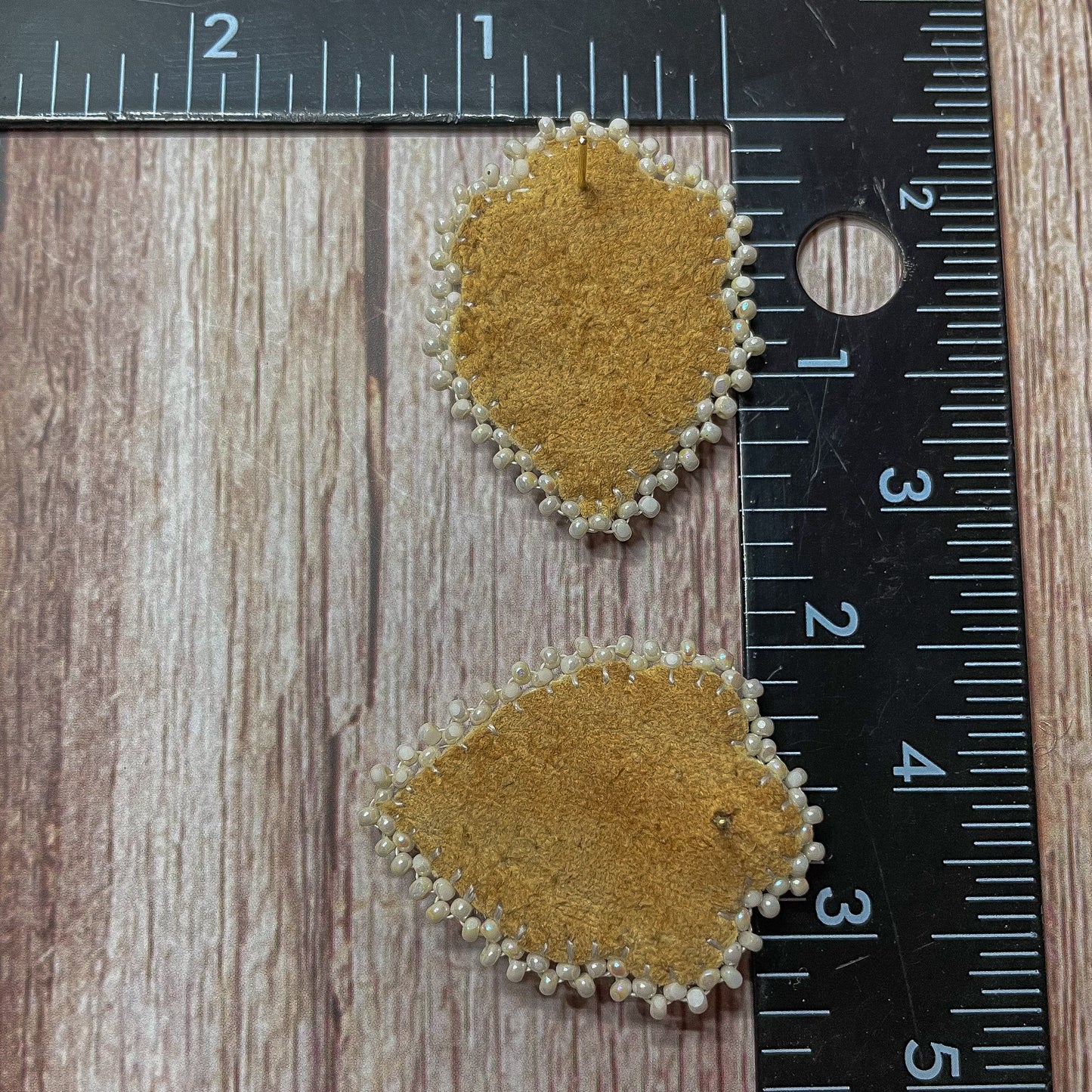 Blue Floral Strawberry Studs • Quilled .