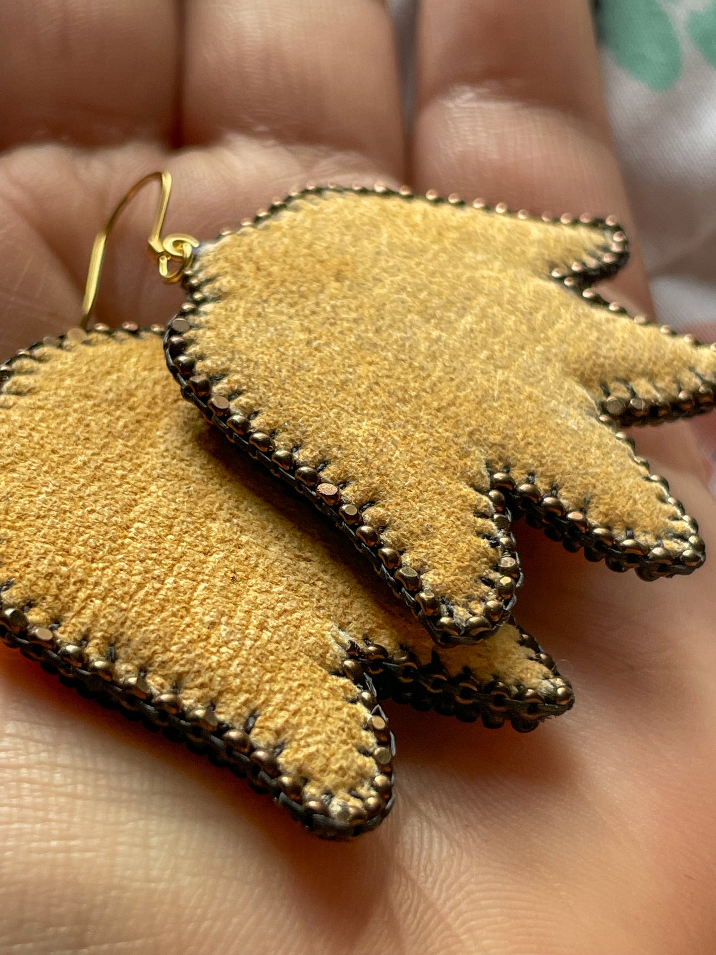 🌻 yellow floral dangles