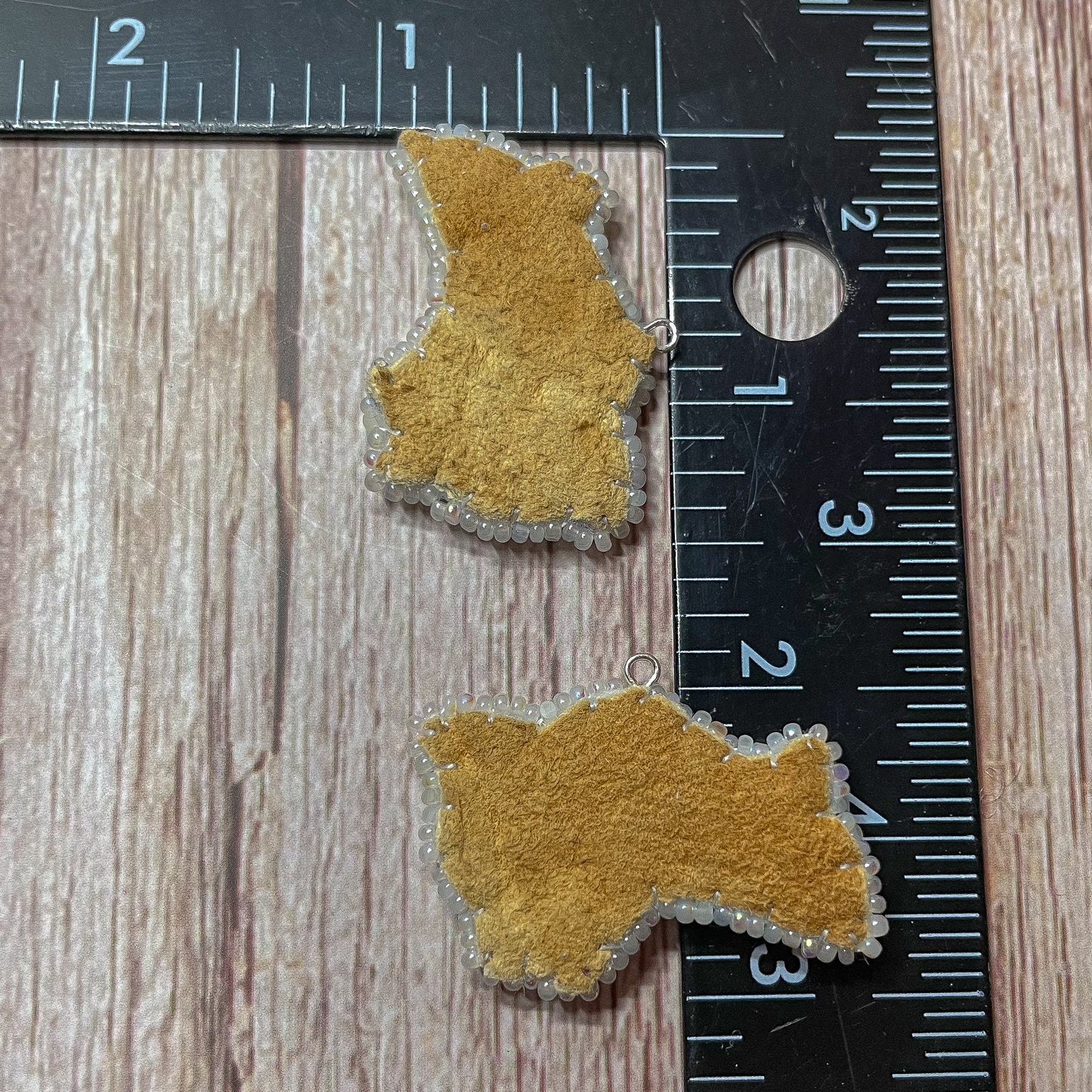 Mini Turquoise Bison Dangles