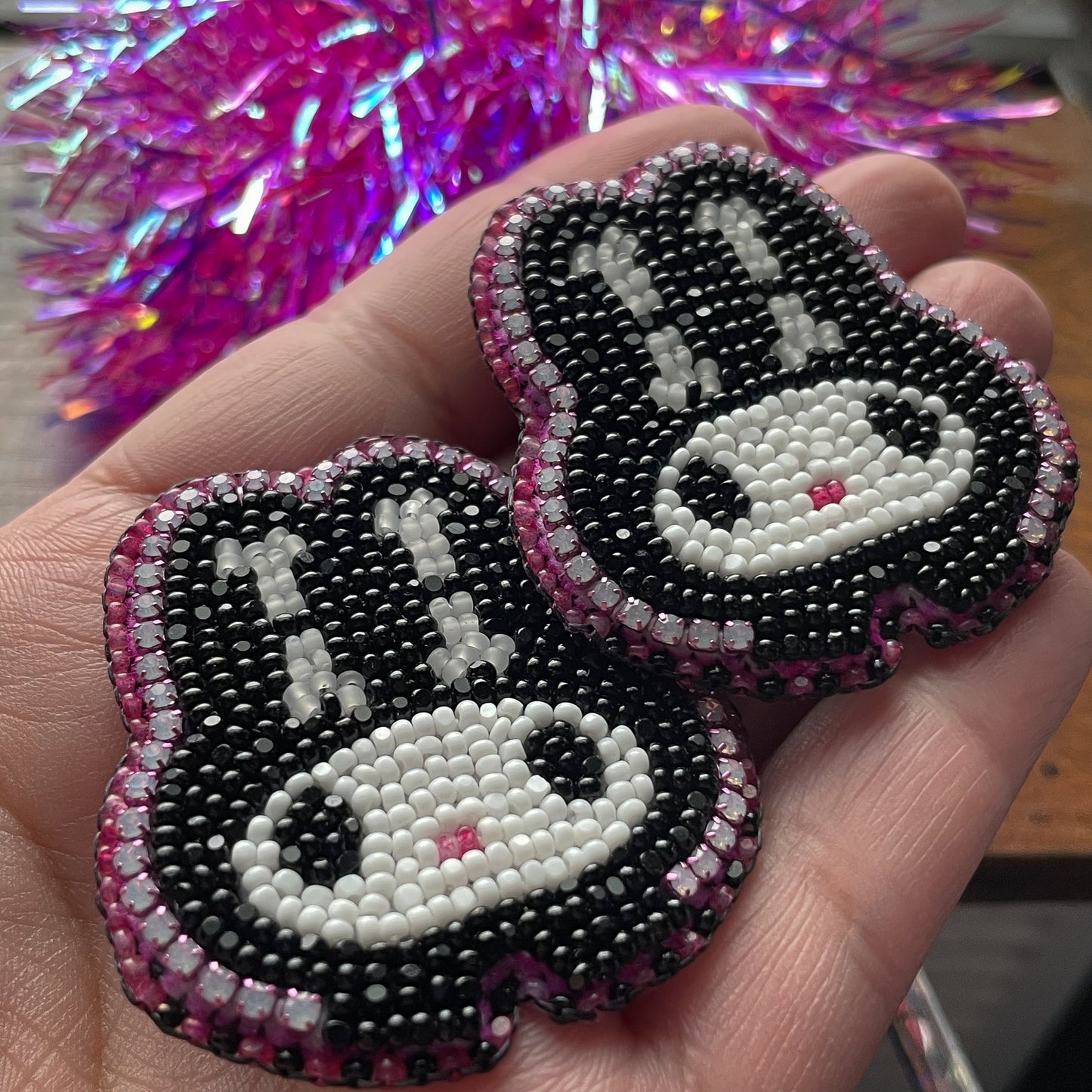 🦴 My Melody • Sanrio Halloween ~skeleton studs