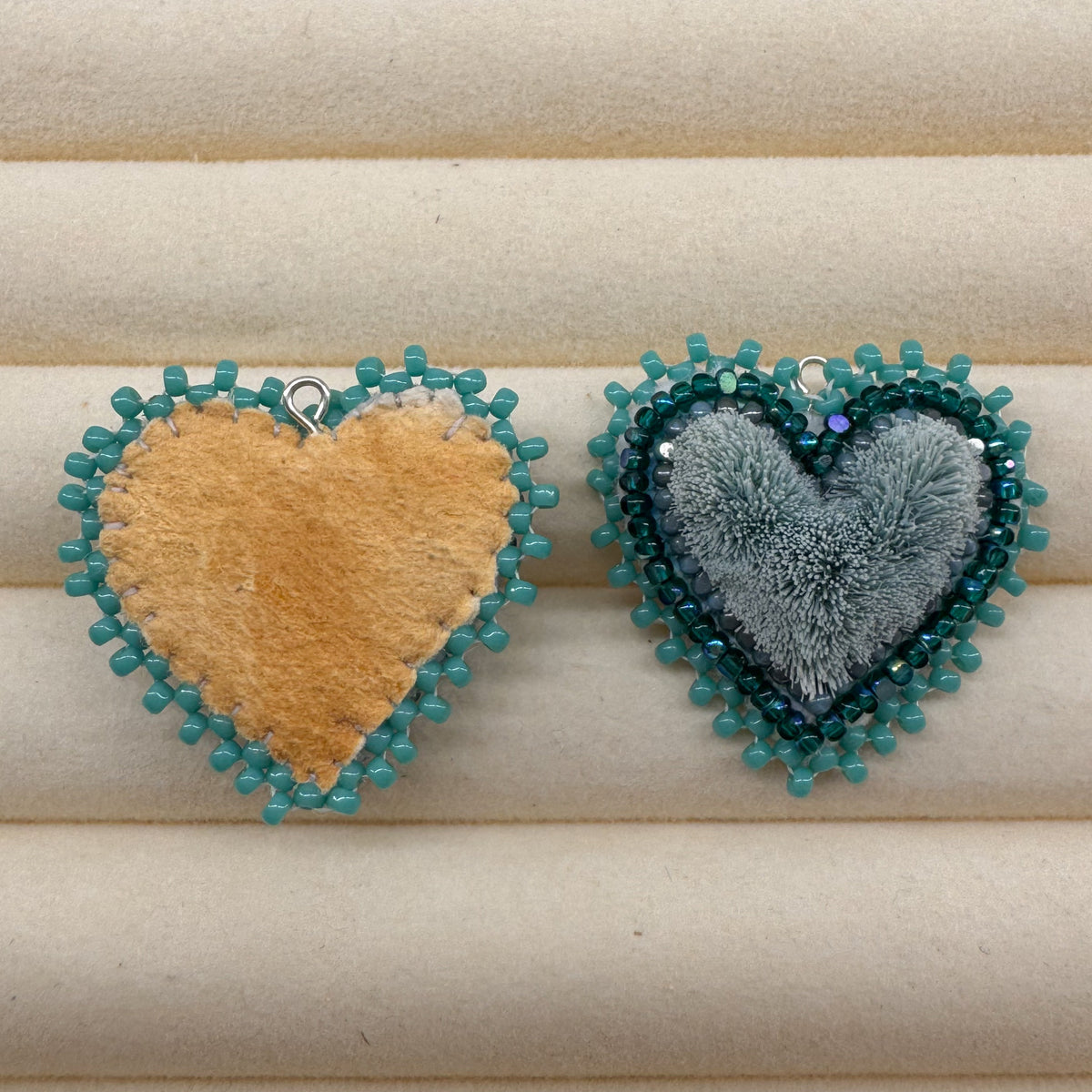 Pretty Hearts • Tufted Dangles