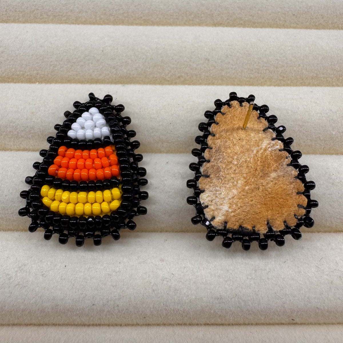 Small Candycorn Studs