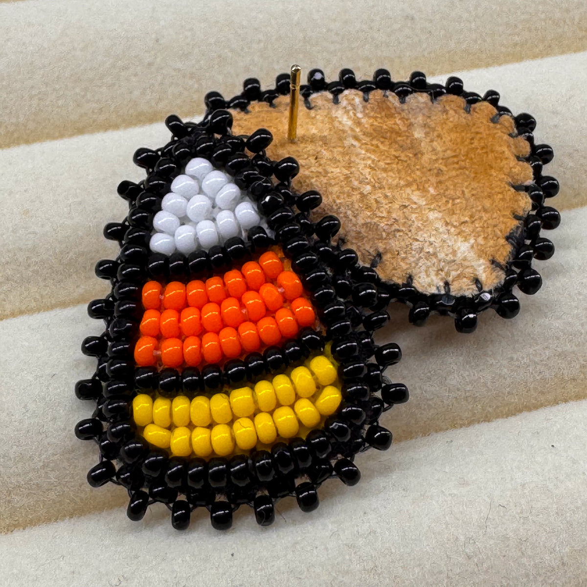Small Candycorn Studs