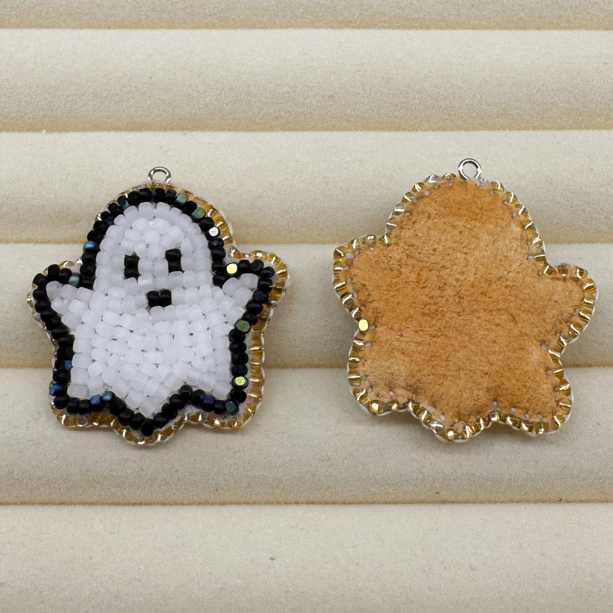 Black & Blue AB Mini Ghost Dangles