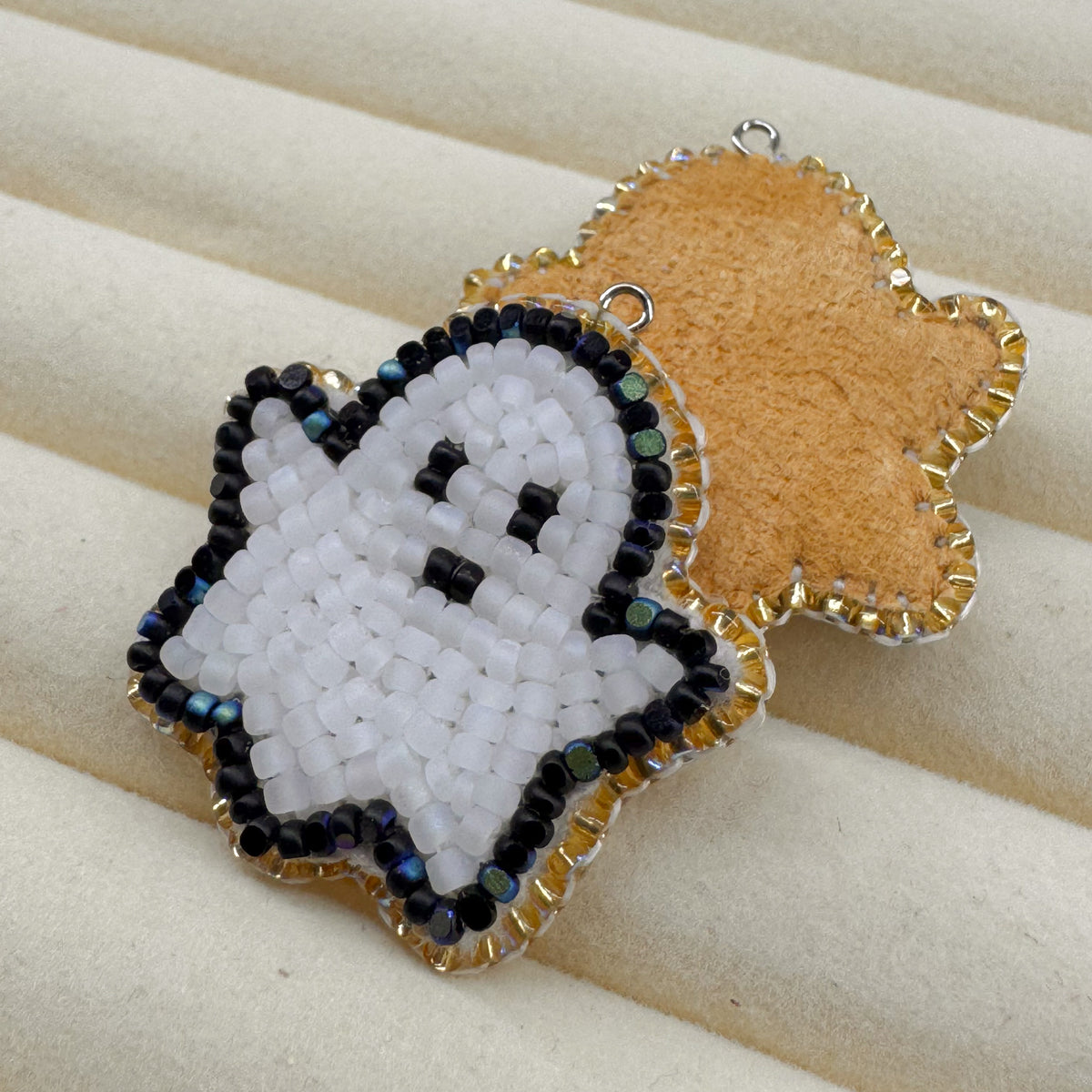 Black & Blue AB Mini Ghost Dangles