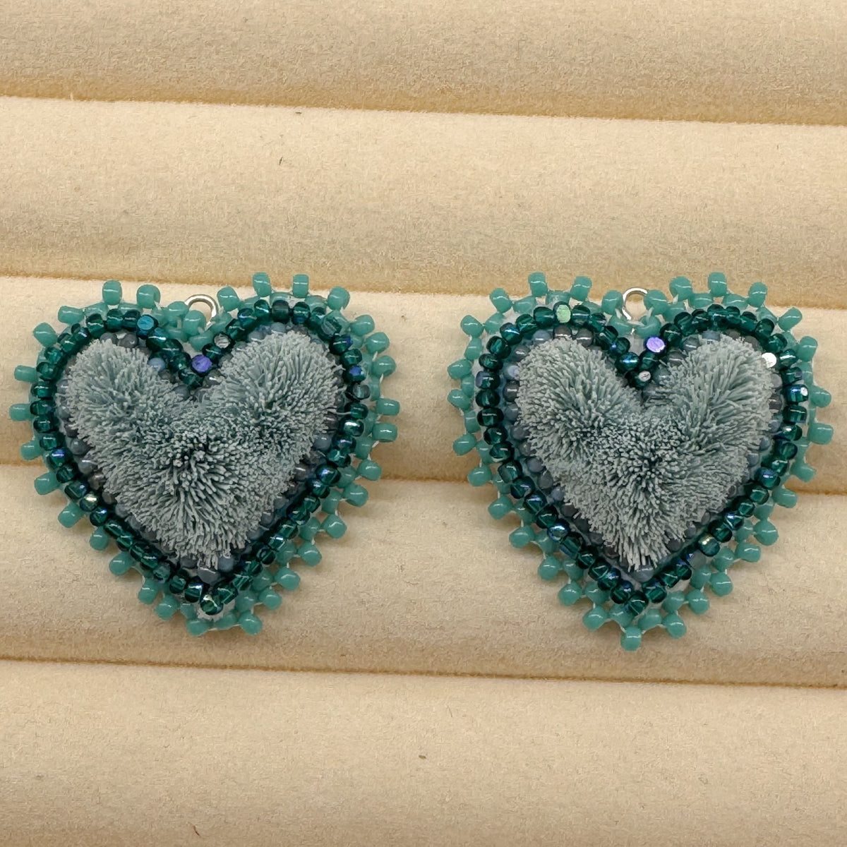 Pretty Hearts • Tufted Dangles