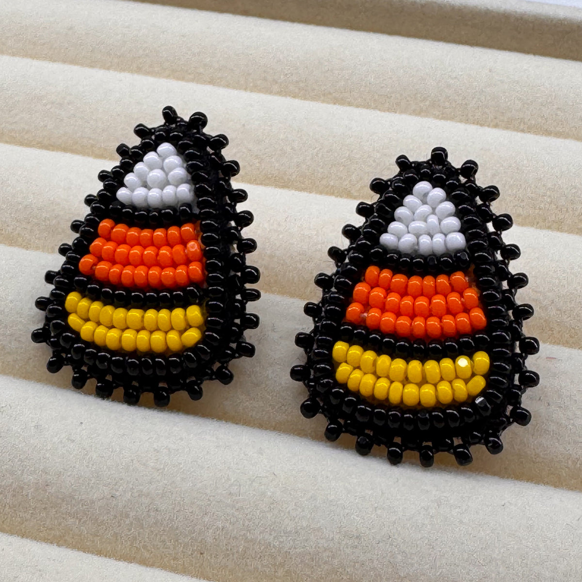 Small Candycorn Studs